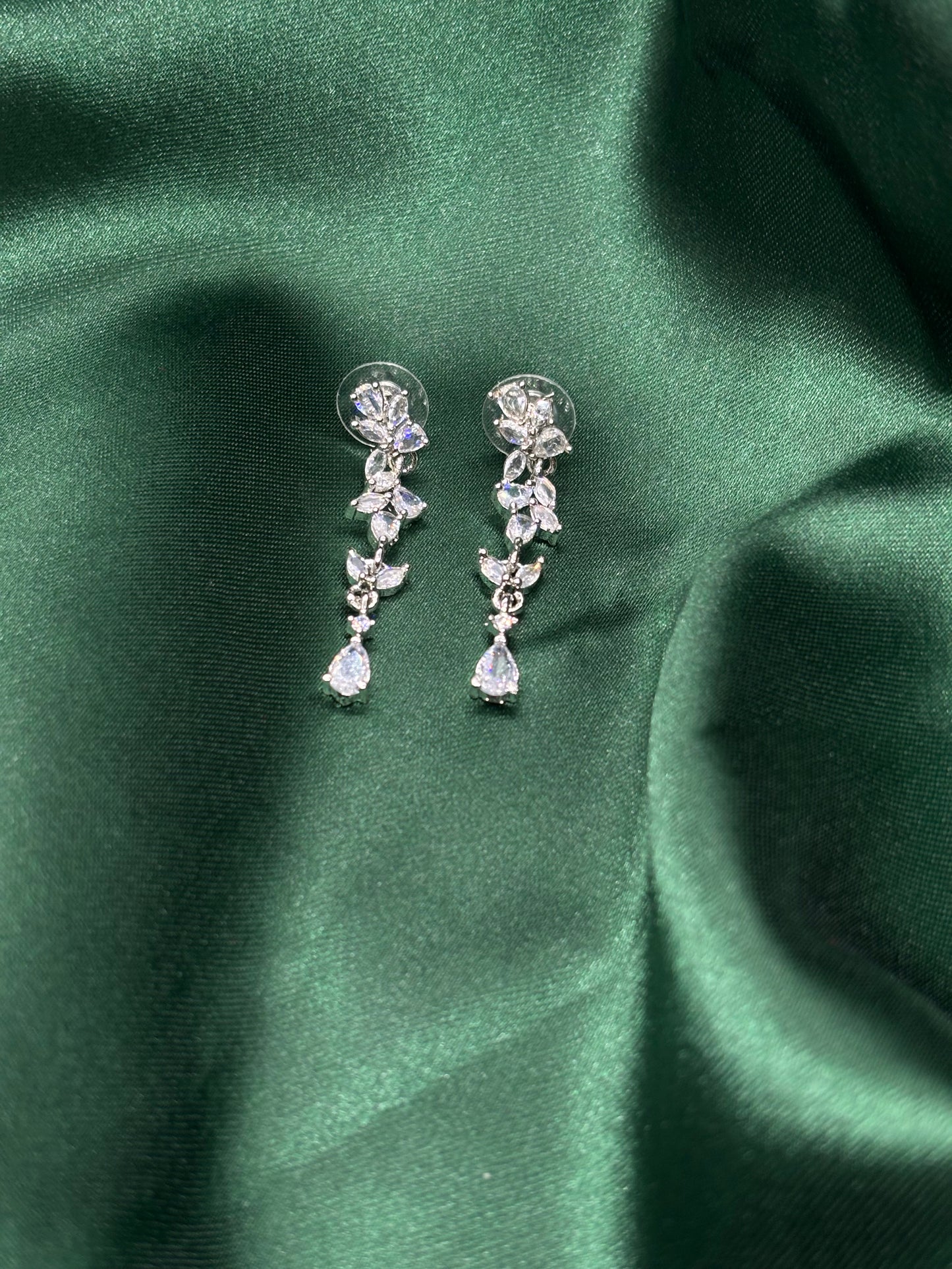 Crystal Elegance Drop Earrings