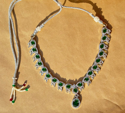 Emerald Cascade Royale Necklace Set