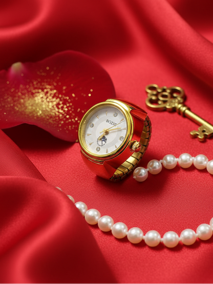Golden Watch Ring