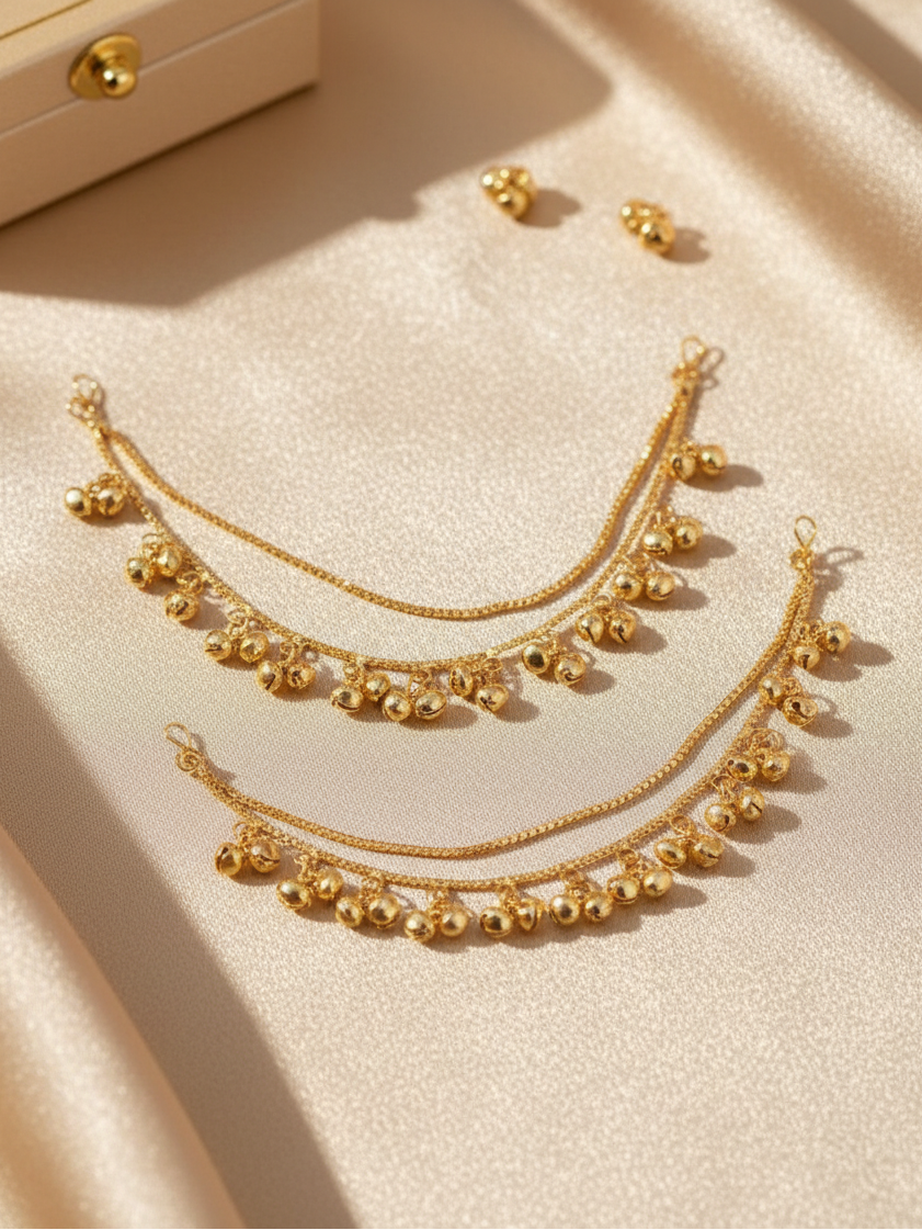 Maharani Ghungroo Ear Cuff Earrings