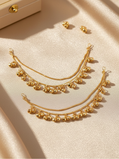 Maharani Ghungroo Ear Cuff Earrings