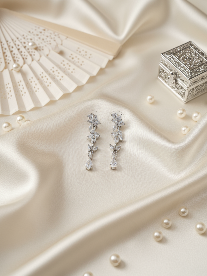 Crystal Elegance Drop Earrings