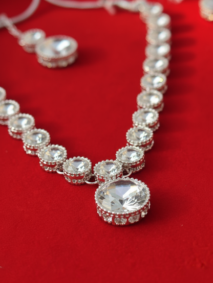 Celeste Crystal Necklace Set