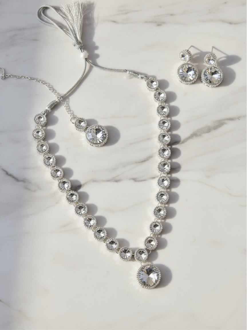 Celeste Crystal Necklace Set
